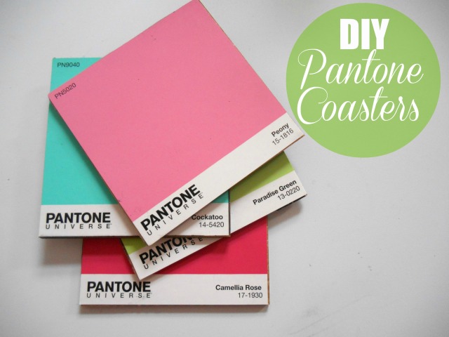 DIY Pantone Coasters